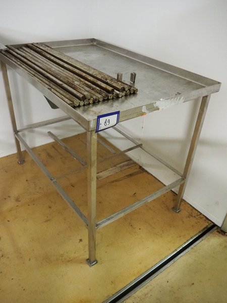 Mesa de acero inoxidable