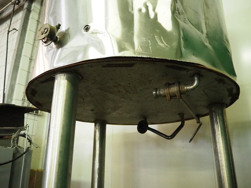 Tanque de acero inoxidable - desperfectos exteriores