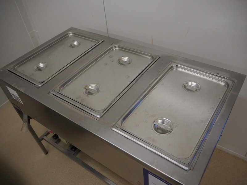 Dispensador de comida a baño maría