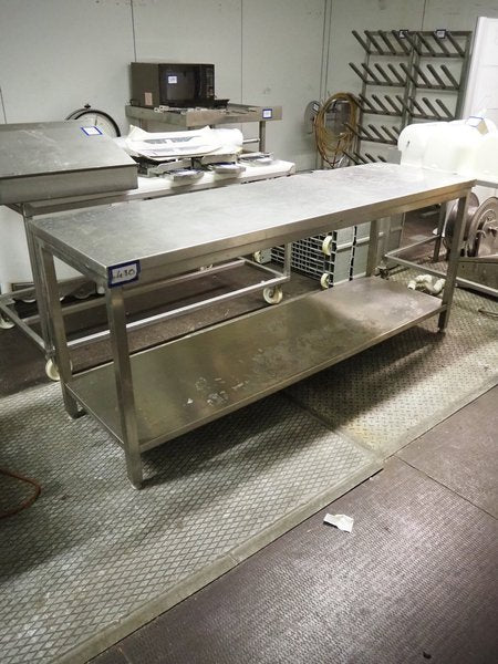 Mesa de acero inoxidable