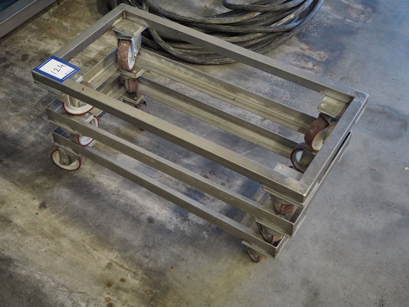 Rollies - acero inoxidable (marco con ruedas par trasladar carga pesada)